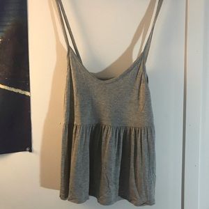 Casual gray tank top